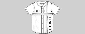 Size Chart Excision Majestic Baseball Jersey Excision