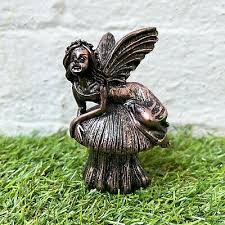 miniature resin bronze laying magical