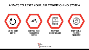 reset your air conditioning system
