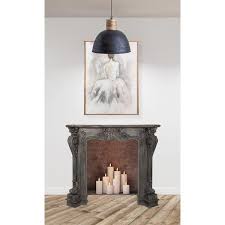 Storied Home Decorative Wood Fireplace