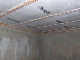 Basement Insulated With Blown Cellulose