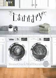 Laundry Clothesline Vinyl Wall Decal