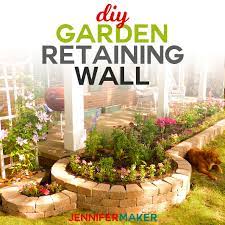 Diy Retaining Wall Construction For A