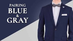 wear blue gray color combinations