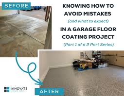 garage floor coating project