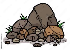 rocks cartoon vector and ilration