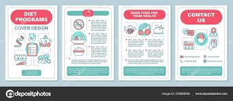 healthy nutrition brochure template