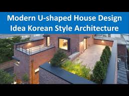 Modern U Shaped House Design Idea