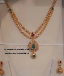 Pin About Gold Jewellery Design On Pachala Necklace