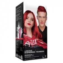 I bleached my hair using the splat kit and then dyed using 3 bottles of the luscious raspberry, and my hair is now a dark pink/red, not the red on the box. H1gmequzr9iwqm