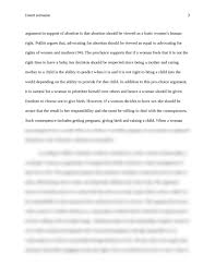 Argument Research Paper On Abortion Essay Brokers