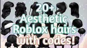 Roblox hair id codes aesthetic. 20 Aesthetic Black Hair With Codes And Links Glam Game Roblox Youtube