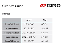 Giro Air Attack Helmet Size Chart Best Picture Of Chart