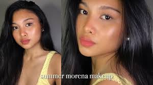fresh summer morena makeup glowy no