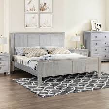 Queen Size Bed Frame With Solid Acacia