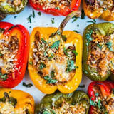 What side goes with stuffed bell peppers?