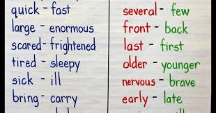 Synonyms Antonyms Anchor Chart With A Freebie