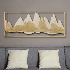 Spruce up your plain, boring walls with some exciting decorative pieces from our inventory and make every space in your home comforting and chic. Modern Metal Wall Decor 51x22 8 Inches Whole House Worlds Abstract Gold Metal Wall Art Large Decorative Metal Wall Sculpture Art Hanging Decor B 130x45cm Amazon Ae