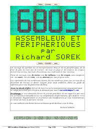 Ele) 6809 Doc Asm RS v3-00 | PDF | Impression | Microprocesseur