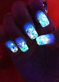 stylish nail designs glow in the dark