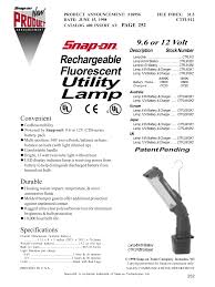 Utility Lamp Snap On Manualzz Com
