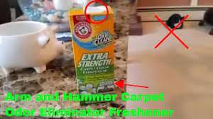 how to use arm and hammer carpet odor