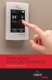 nevent nuheat signature thermostat user