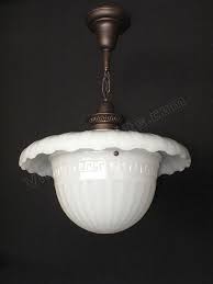 Vintage Milk Glass Light Antique