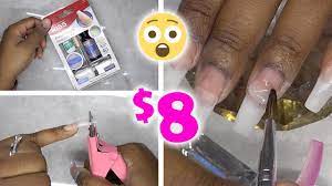 diy testing kiss acrylic nail kit you