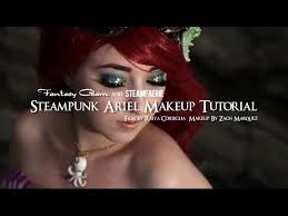 fantasy glam steunk ariel makeup