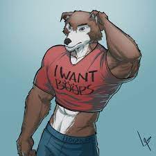 Draw muscular furry character by Leograndoarts | Fiverr