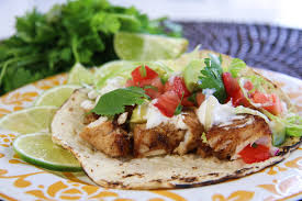 fish tacos with fresh salsa chef