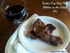 View top rated boneless chuck beef ribs recipes with ratings and reviews. Tender Yummy Dry Rub Pork Riblets In The Crock Pot Pork Riblets Crockpot Recipes Pork Riblets Recipe