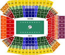 Lucas Oil Stadium 5th Row Football Tickets For Sale Ebay