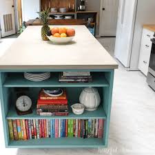 At this time you can stain the top butcher block counter top using your choice of wood if your floor is concrete, you can use concrete anchors to mount it to the floor. Fast Diy Concrete Countertops In A Day Houseful Of Handmade