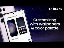 color palette and wallpapers samsung