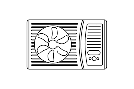 Outdoor Air Conditioner Fan Icon