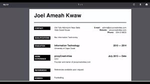How To Make A Professionally Looking Cv Online For Free Youtube