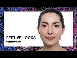 golden glimmer festive make up tutorial