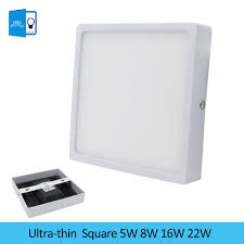 Square Led Panel Light 5w 8w 16w 22w Surface Mounted Led Ceiling Lights Down Ac85 265v Downlight Lampada For Bathroom Light