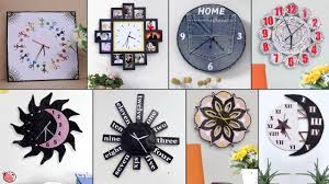 10 beautiful design wall clock making