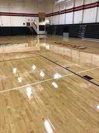 athletic floor refinishing services
