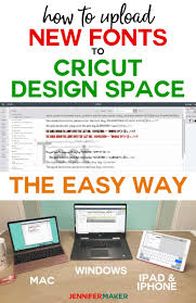 Watch these youtube videos to learn how to setup your cricut machine. How To Upload Fonts To Cricut Design Space Jennifer Maker Cricut Stencils Cricut Fonts Free Fonts For Cricut