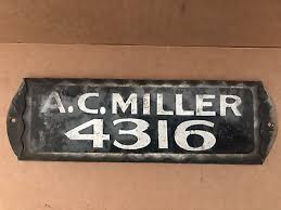 Early Ac Miller 4316 Reverse Painted