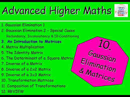 Advanced Higher Maths Lessons