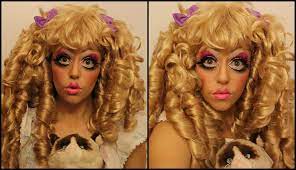 cartoon doll theatre makeup tutorial