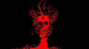 hd desktop wallpaper dark skull