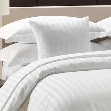 White Solid Hotel Bedding Set Single Bed
