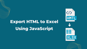 export html table to excel xlsx or xls