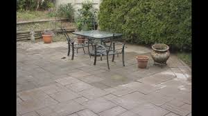 how to clean cement patio slabs you